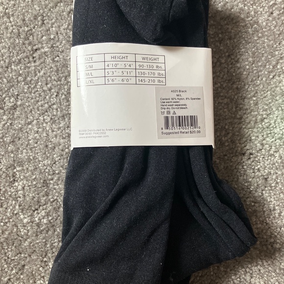 Black microfibre leggings - Picture 2 of 3